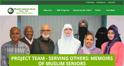 Desktop Screenshot of muslimseniorscircle.ca